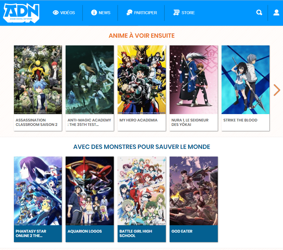 ANIME DIGITAL NETWORK InApp Subscriptions with Purchasely