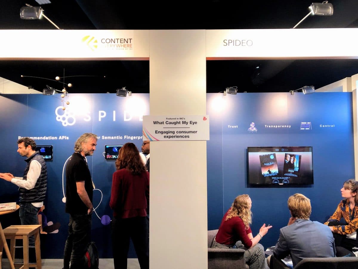 Spideo Stand at IBC